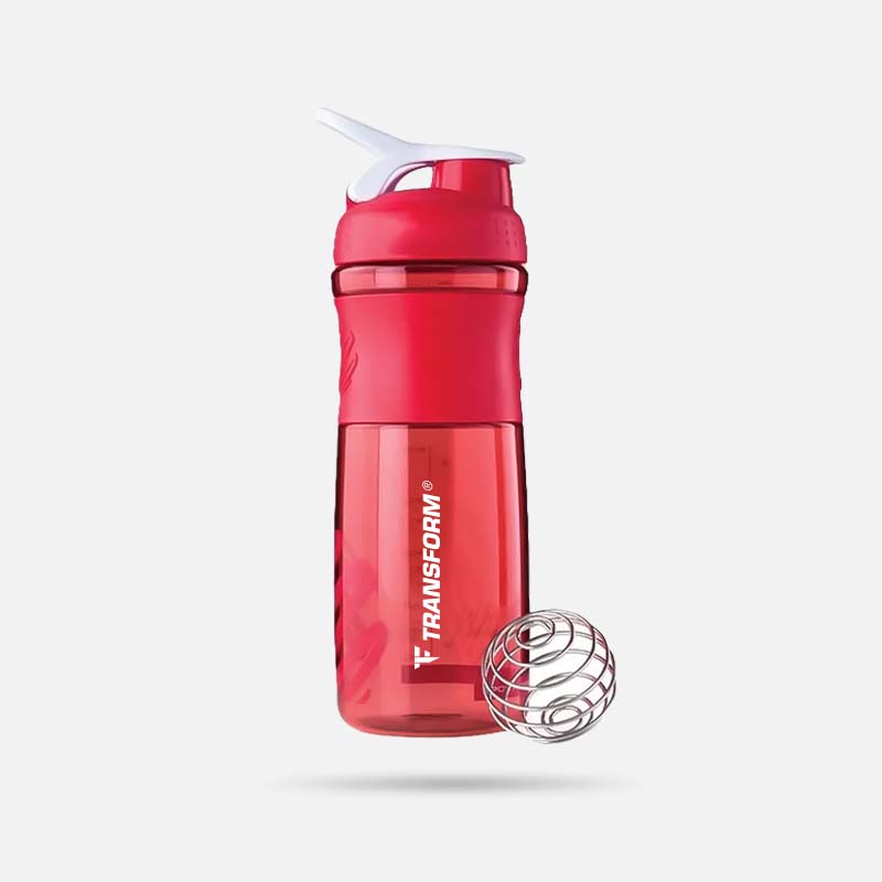 TRANSFORM PROTEIN SHAKER 760ML RED