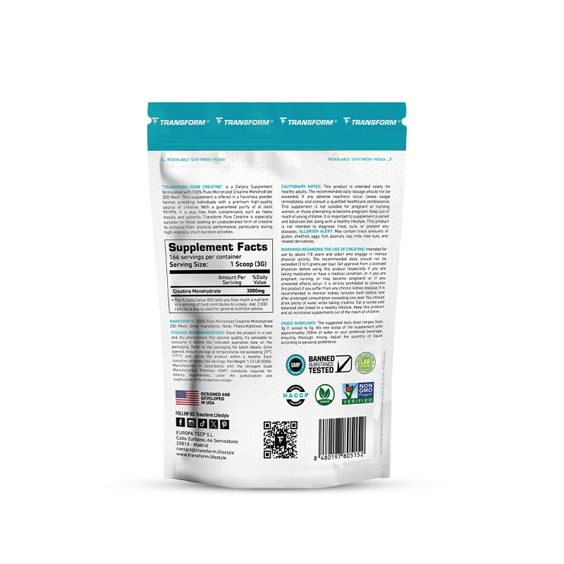 TRANSFORM PURE CREATINE 1