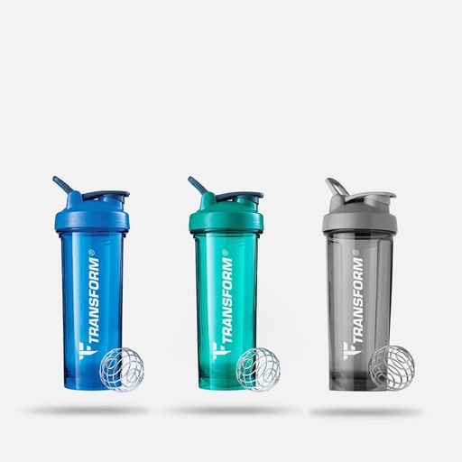 TRANSFORM PRO SERIES SHAKER BOTTLE 500ML (Full Green)